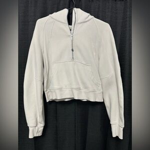 Lululemon Beige Half Zip Scuba